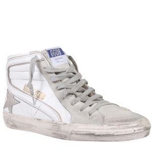 Golden Goose Slide High top sneakers in White